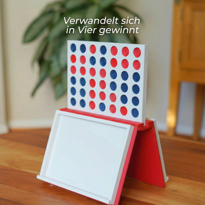 50% RABATT | FOUR ROW - 4 Gewinnt Buch Brettspiel [Letzter Tag Rabatt]