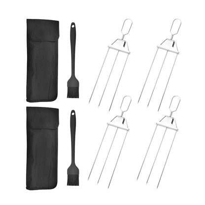 BlazeTrio Spieße — BBQ-Spieß-Set aus Edelstahl