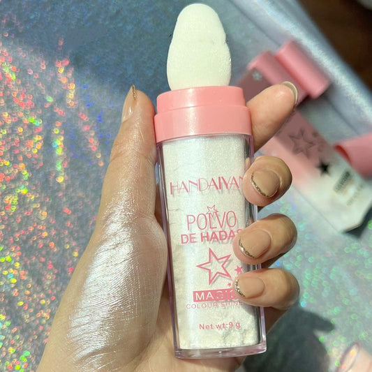 LumaBlaze — Schimmer-Puder-Highlighter-Stick für strahlenden Glow im Gesicht & am Körper