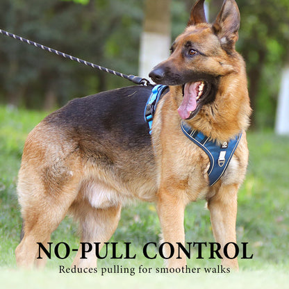 SafeGlow Harness™ | No-Pull Hundegeschirr mit LED-Halsband