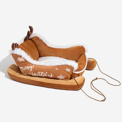 PawSleigh™ |  Das saisonale Hundebett für gemütliche Winterträume