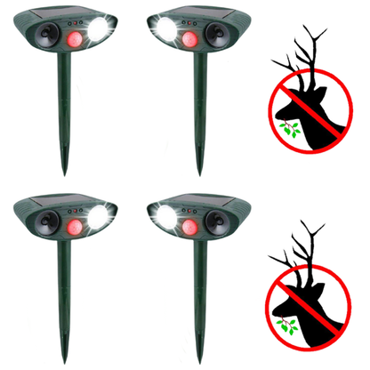 DeerShield™ | Solarbetriebener Ultraschall-Tierabwehrer