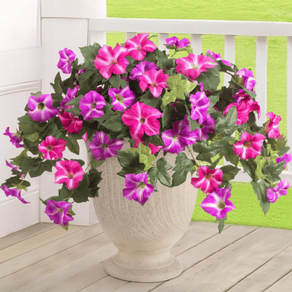 EverBloom – Künstlicher Petunien-Hängekorb