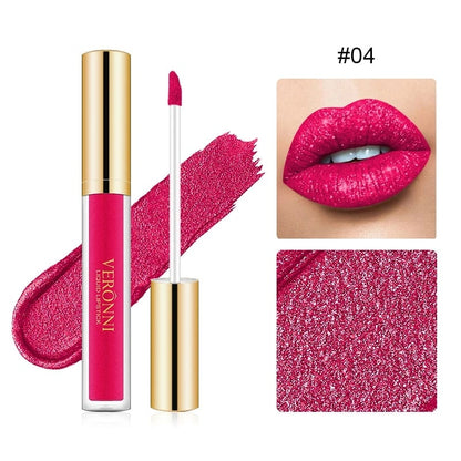 LustraLips – Lipglanz mit Diamantglanz und flüssigem Lippenstift-Finish