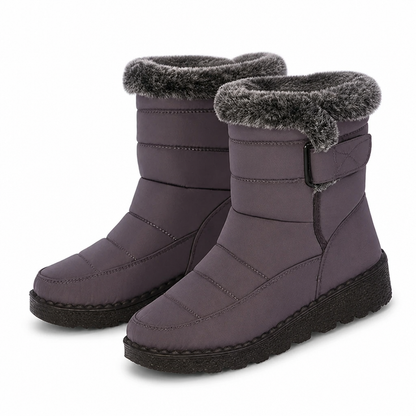 SnowComfort™ | Warme orthopädische Damen-Winterstiefel mit Plüschfutter und rutschfester Sohle