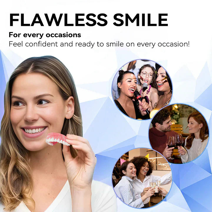 SmilePro – passgenaues Zahnprothesen-Set aus Silikon
