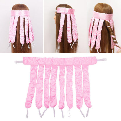 LuxeCurlPro — Heatloses Locken-Headband-Set für das Overnight-Haarstyling