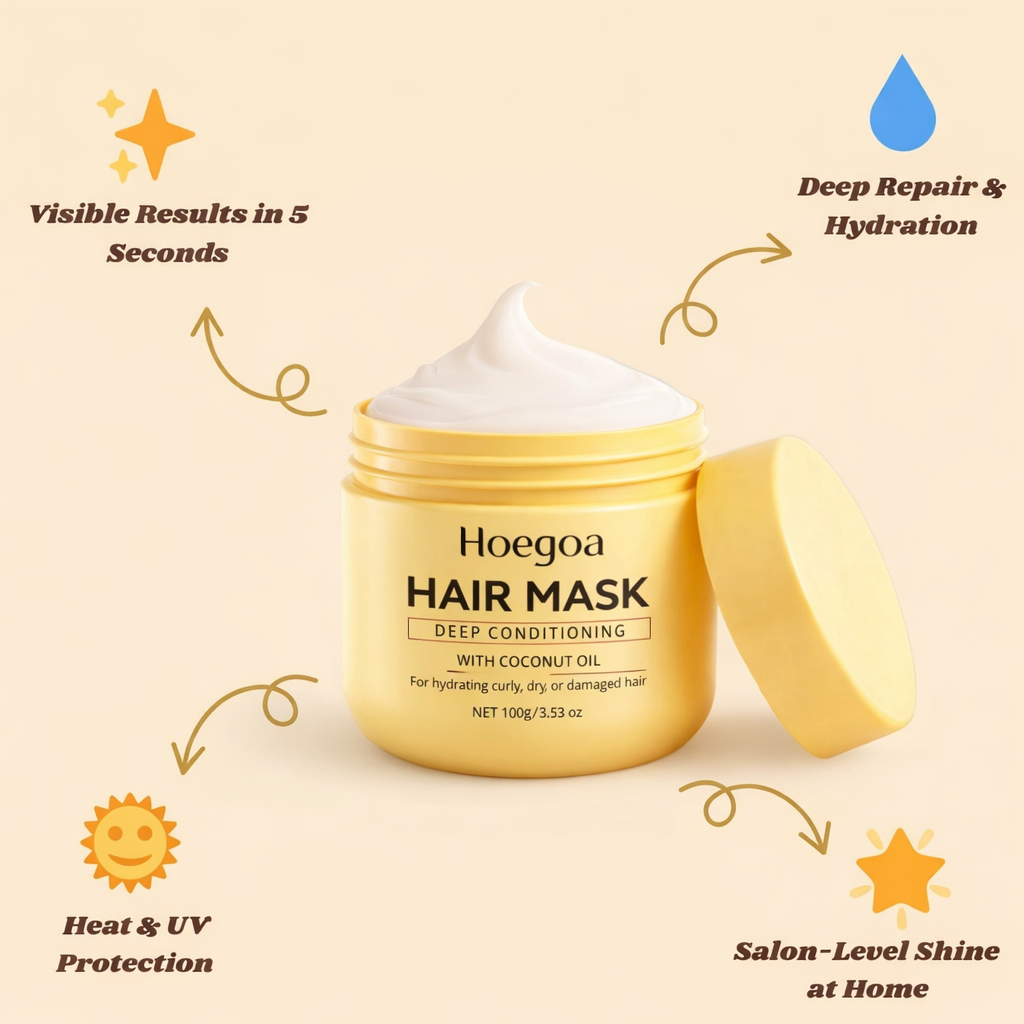 SilkShine Keratin-Haarmaske | Glatte & glänzende Haarpflege