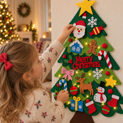The Wonder Tree™ – Filz-Weihnachtsbaum für Kinder zum Schmücken & Spielen