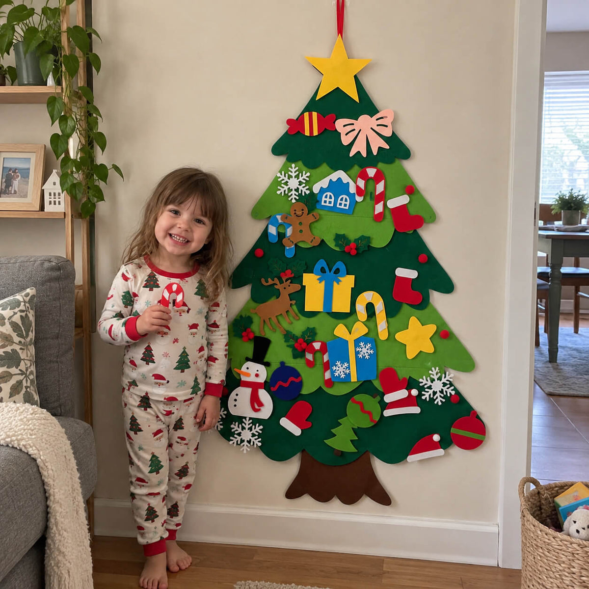 The Wonder Tree™ – Filz-Weihnachtsbaum für Kinder zum Schmücken & Spielen