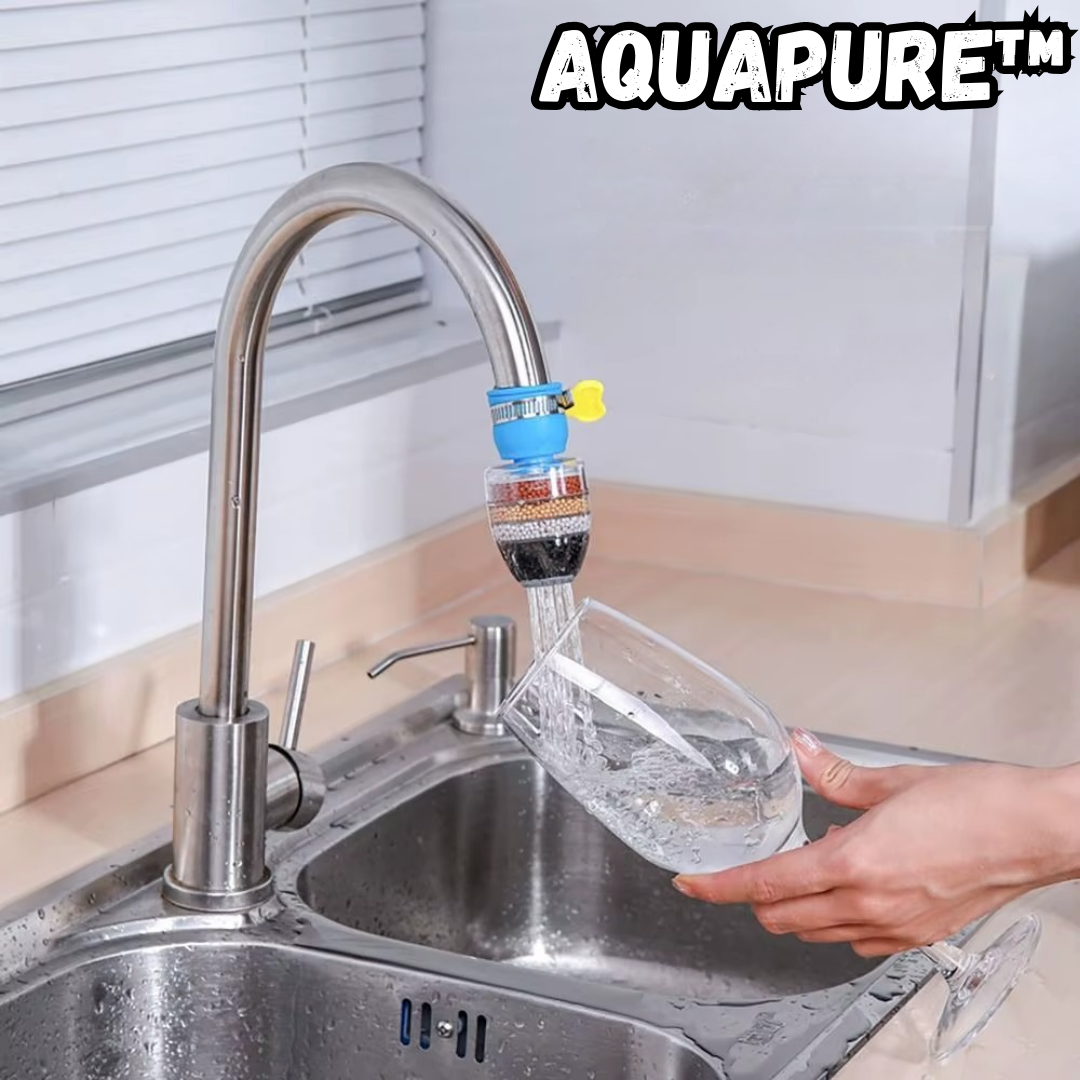 1+1 GRATIS | AquaPure™ | 6-Schichten-Wasserhahnfilter