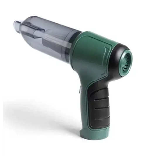 Kabelloser Mini-Handstaubsauger 120W | 12.000 Pa Saugleistung, leise | 3-in-1 Zubehör für Auto, Zuhause & PC | USB-Ladung