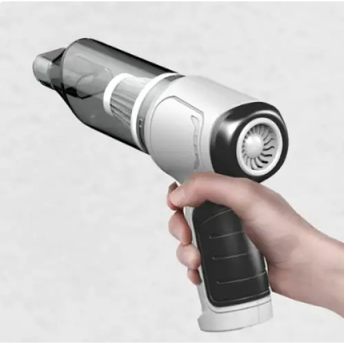 Kabelloser Mini-Handstaubsauger 120W | 12.000 Pa Saugleistung, leise | 3-in-1 Zubehör für Auto, Zuhause & PC | USB-Ladung