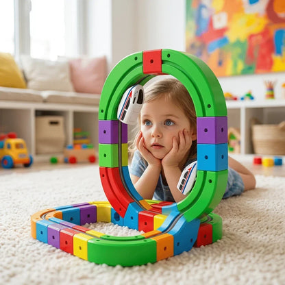 Elektrisches Spielzeugeisenbahn-Set - Motorik-Lernspielzeug