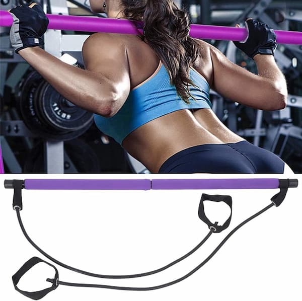 PowerSculpt Pro — Tragbares Pilates-Bar-Set mit Widerstandsbändern