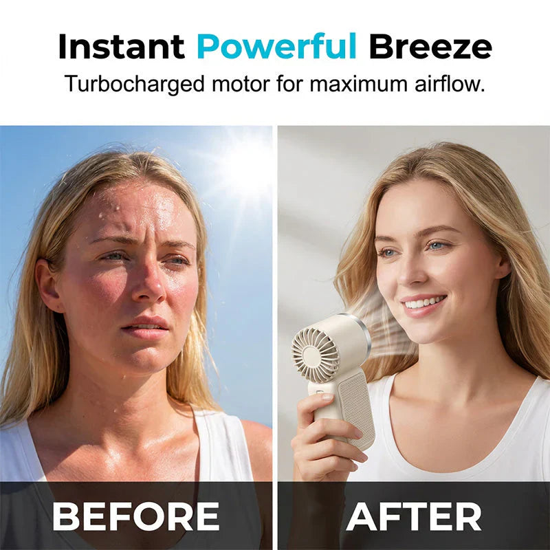 VentoPulse™ | Tragbarer Turbo-Handventilator