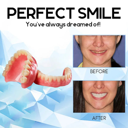 SmilePro – passgenaues Zahnprothesen-Set aus Silikon