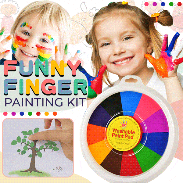 FunPaint – Fördern Sie die Kreativität Ihres Kindes mit bunten Fingerfarben! | 50% RABATT