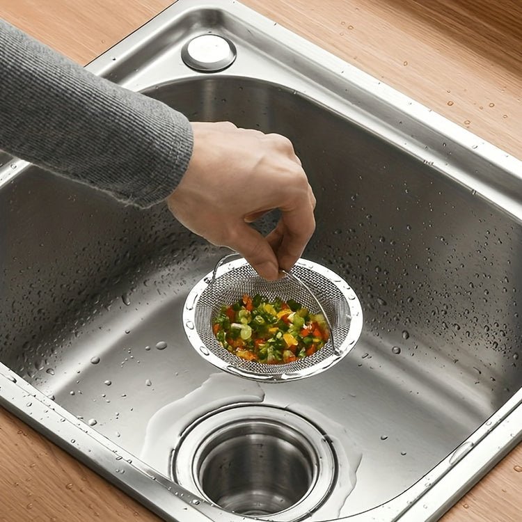 FlowGuardPro — Abflusssiebkorb aus Edelstahl für Spülbecken