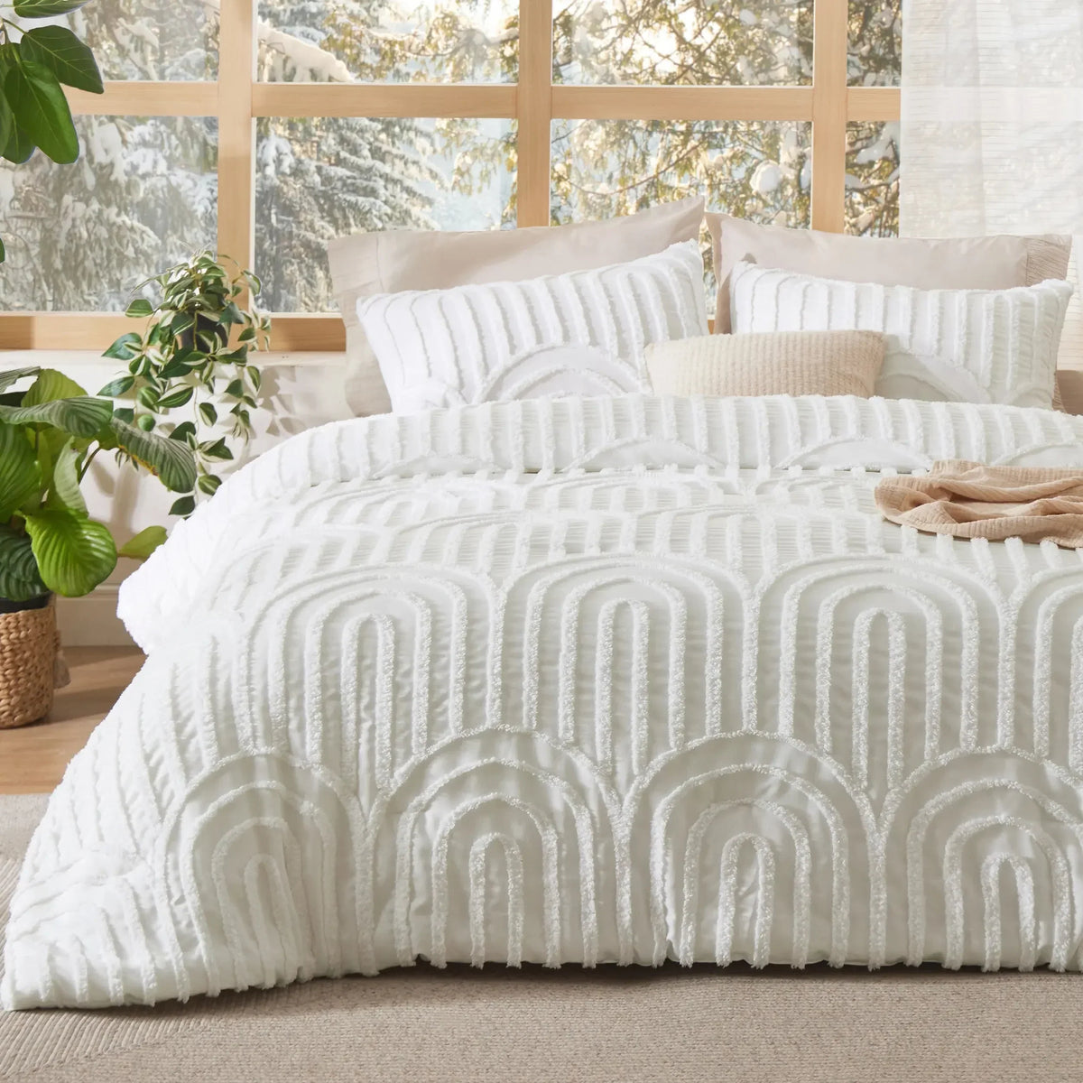 CozyNest™ | Weiches Boho-Bettdecken-Set mit Kissenbezügen | Letzter Tag Rabatt!