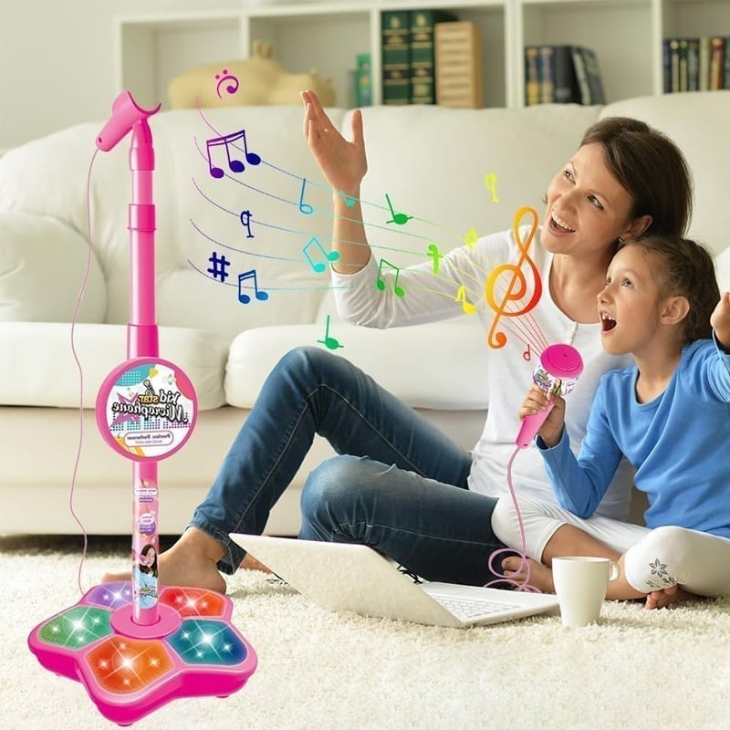 StarMic™ | Kinder Karaoke-Mikrofon mit verstellbarem Ständer