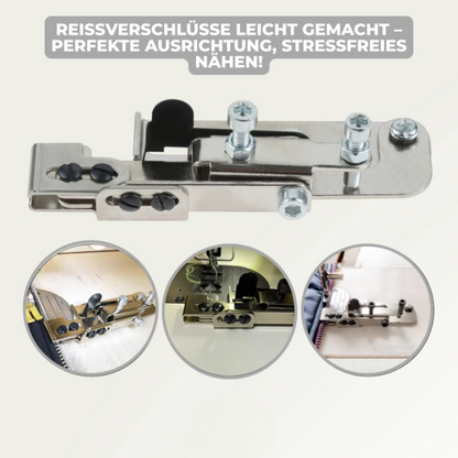 ZipperMaster Pro™ | Perfekte, faltenfreie Reißverschlüsse für Profi-Nähkunst im Handumdrehen!