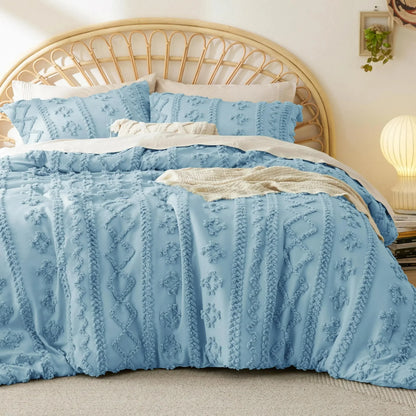 CozyNest™ | Weiches Boho-Bettdecken-Set mit Kissenbezügen | Letzter Tag Rabatt!