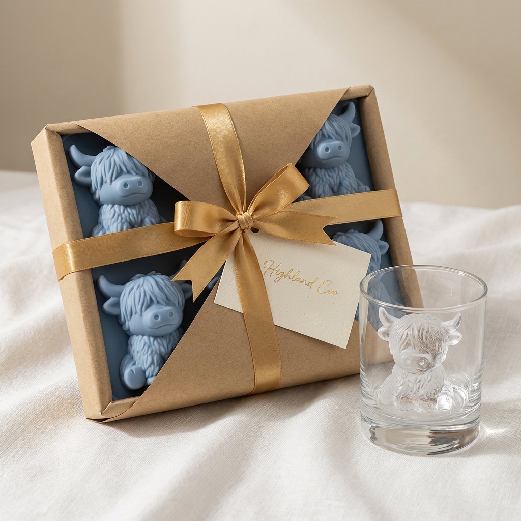 HighlandChill — Kuh Eiswürfel Form | 1+1 GRATIS
