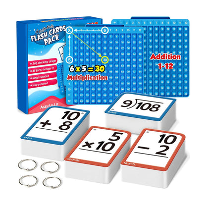 MathGenius Pro - Mathe-Flash-Karten und Pop Fidget Chart | 50% RABATT
