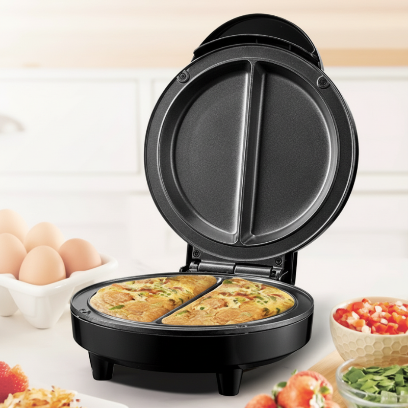 DualCook™ | Beidseitiger Frühstücksmacher – Mühelose Morgen garantiert