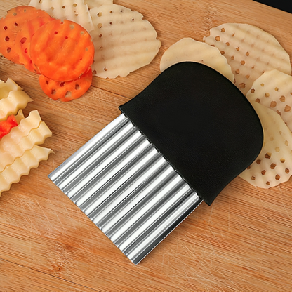 RippleCutter™ - Wellenförmiger Küchenhobel aus Edelstahl | 50% Rabatt!