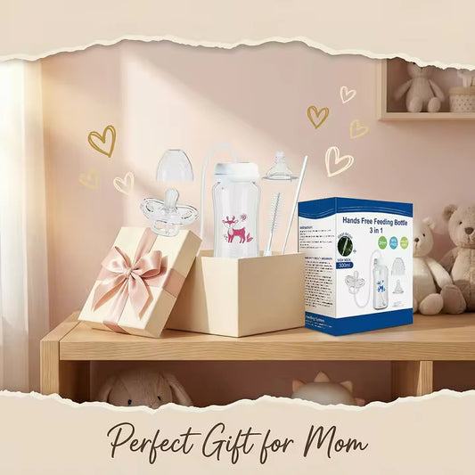 FlexiFeed™ | 3-in-1 Babyflasche 300ml – Für entspanntes Füttern | 50% Rabatt
