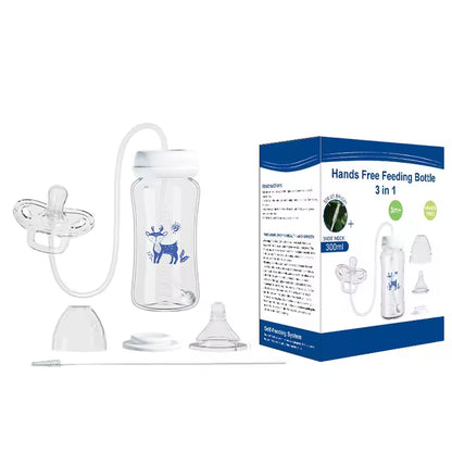 FlexiFeed™ | 3-in-1 Babyflasche 300ml – Für entspanntes Füttern | 50% Rabatt