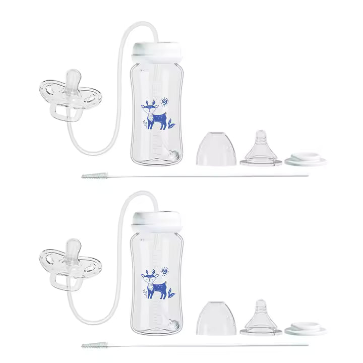 FlexiFeed™ | 3-in-1 Babyflasche 300ml – Für entspanntes Füttern | 50% Rabatt