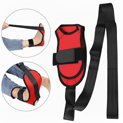 StrongoFlex — Stretchband mit Fußschlaufe für Flexibilitätstraining