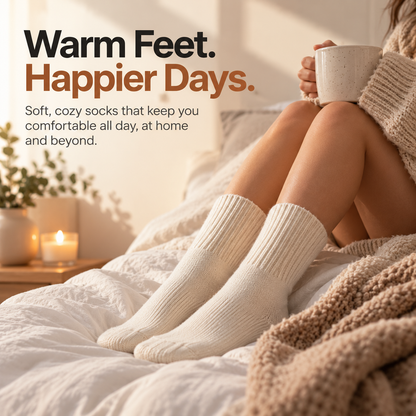 WolkenSocke™ | Gemütliche Slouchy Strick-Socken im 5er-Pack