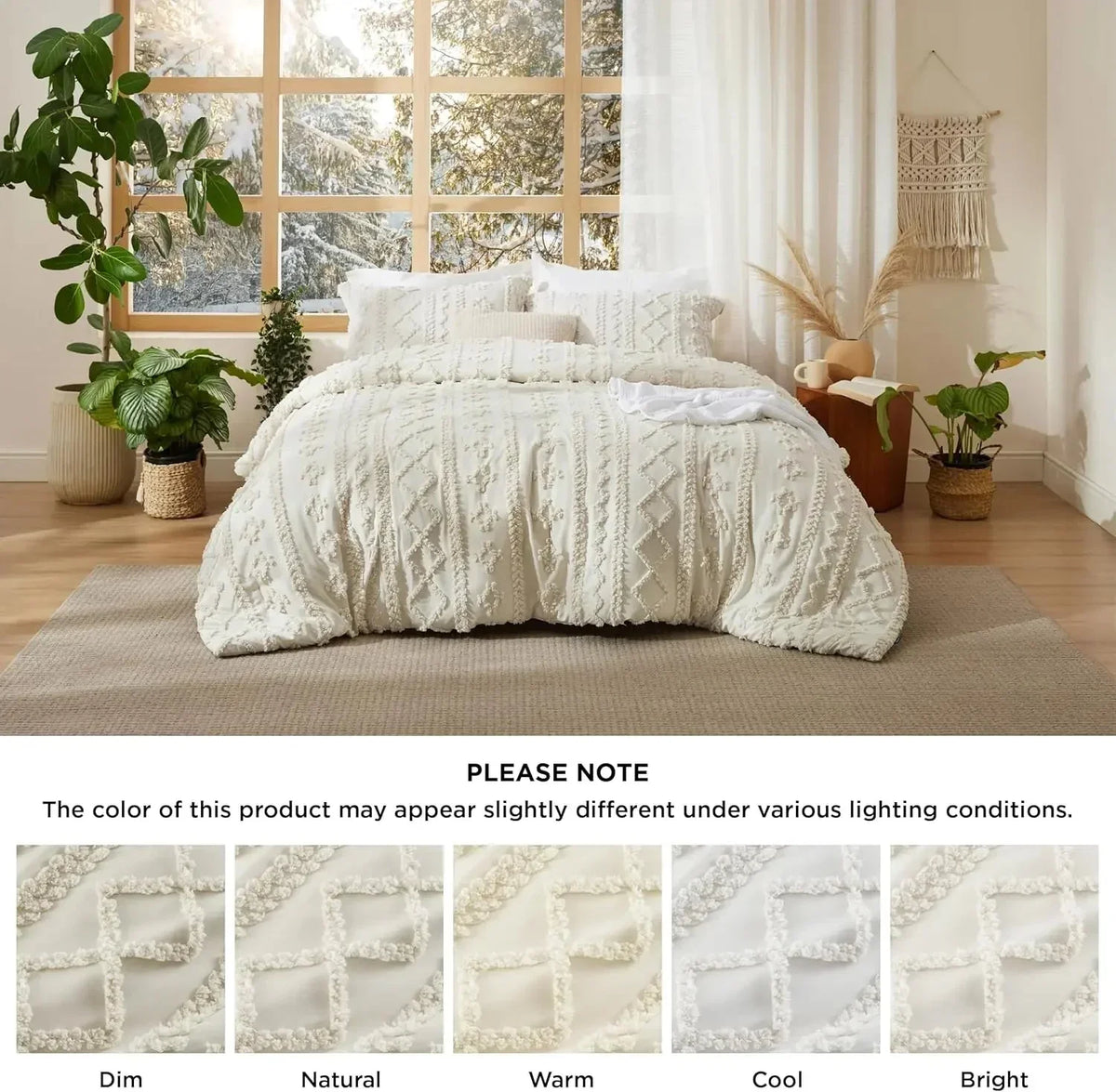 CozyNest™ | Weiches Boho-Bettdecken-Set mit Kissenbezügen | Letzter Tag Rabatt!