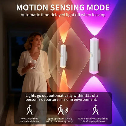 Nur noch heute 50 % Rabatt | GlowNexa™ LED-Nachtlicht mit Bewegungssensor (2Pcs)
