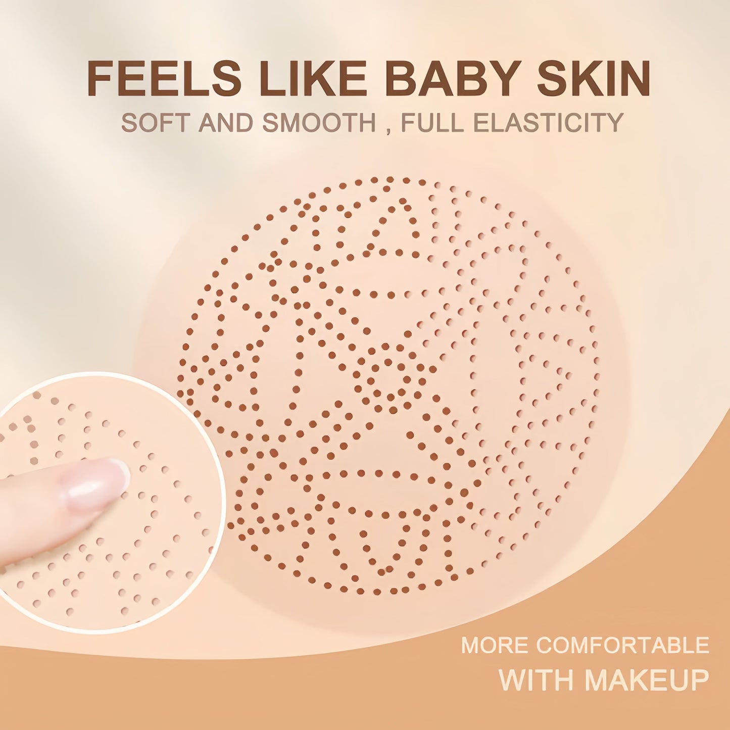 Air-Cushion-CC-Cream-Foundation mit Applikator für ein natürliches Finish