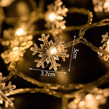 FrostGleam™ | Funkelnde Schneeflockenlichter für zauberhafte Winterabende