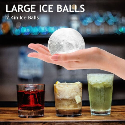 FrostVibe — Große Eis-Kugel-Form für Whiskey & Cocktails