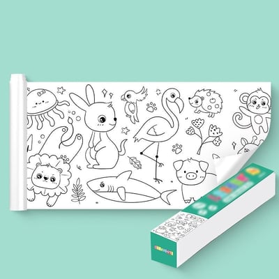 KreativKids - Förderung von Kreativität und Lernen durch Wandaufkleber-Malset | 1 + 1 GRATIS