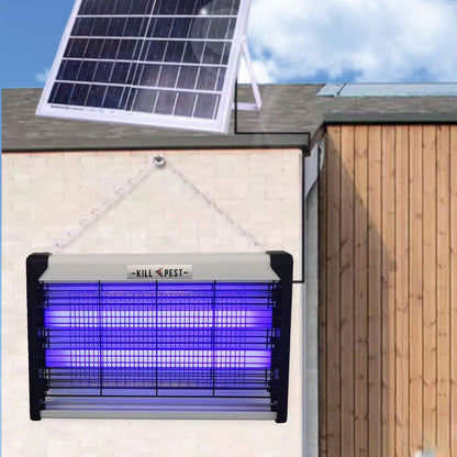 LunaZap™ | Solar Insektenvernichter – 3500V, UV & wetterfest