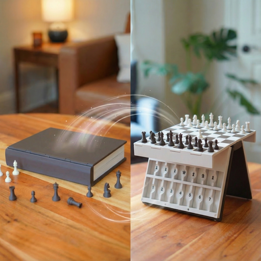 CHESS - Schach Buch Brettspiel im Buchformat für Zuhause & unterwegs