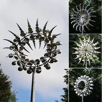VentoLuxe – Handgefertigter Winddreher aus Metall als Gartenschmuck