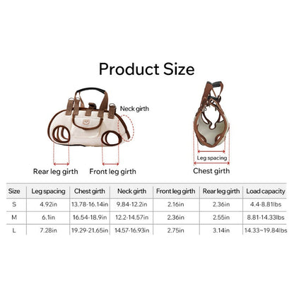 PawCarry™ | Hundetrage – Schultergurt, atmungsaktiv & sicher