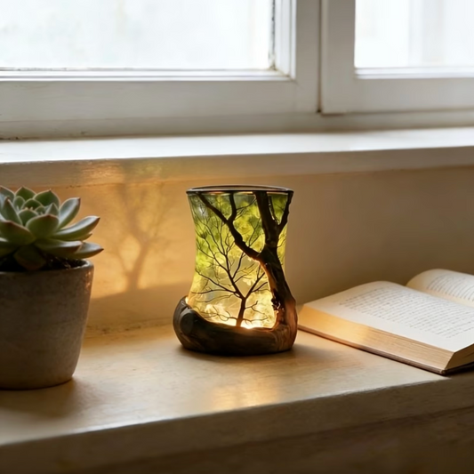 WaldLicht™ | LED-Atmosphärenleuchte mit Baumschatten-Projektion