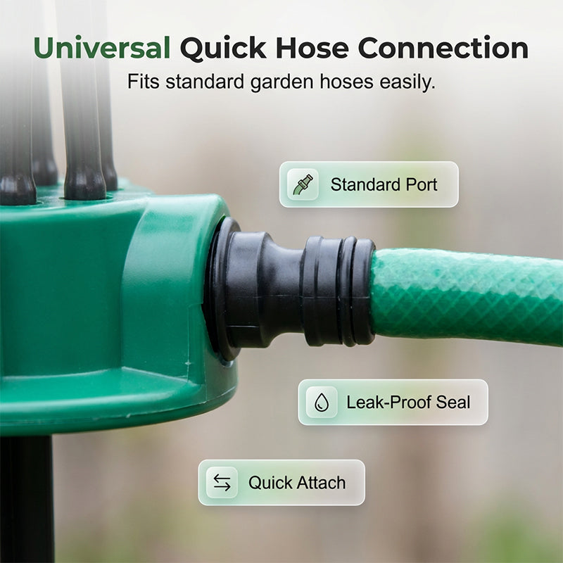 FlexRain™ | Flexibler Garten-Sprinkler mit individuell einstellbaren Sprüharmen