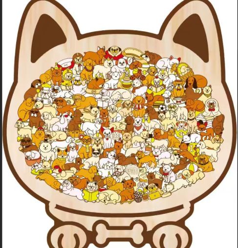 Mila – 135-teiliges Morandi Katzen-Puzzle | 2+1 GRATIS