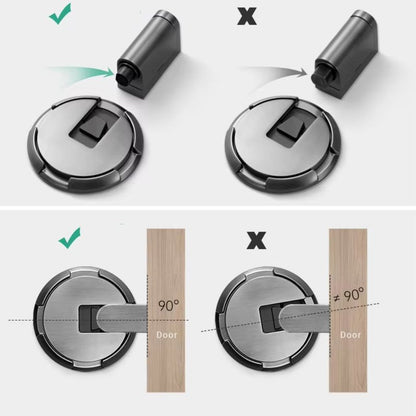 MagnetiHold — Magnetischer Türstopper zur Bodenmontage, Türhalter mit Magnet